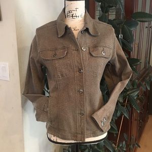 Gloria Vanderbilt Stretch Denim Jacket, Size S